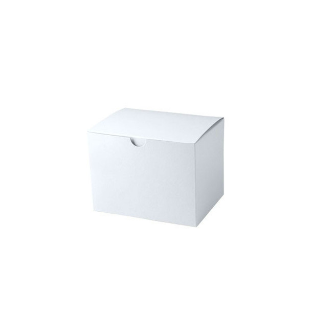 Giftware Boxes in White 1 Piece 6" x 4-1/2" x 4-1/2"