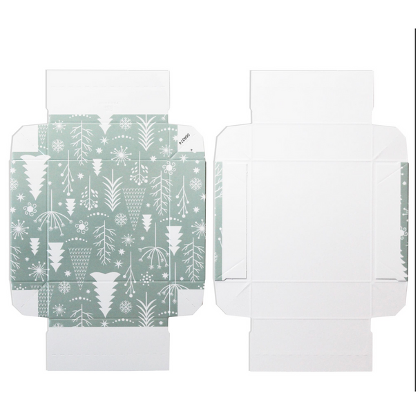 CLEARANCE - 50 Covers - 3 oz. - Winter Wonderland  3-11/16" x 3-11/16" x 1-1/8"