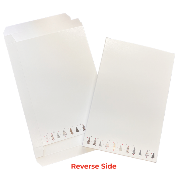 250 Calendars (Trays sold separately) - Fillable (Empty) Advent Calendar Boxes - Holiday Shimmer Design