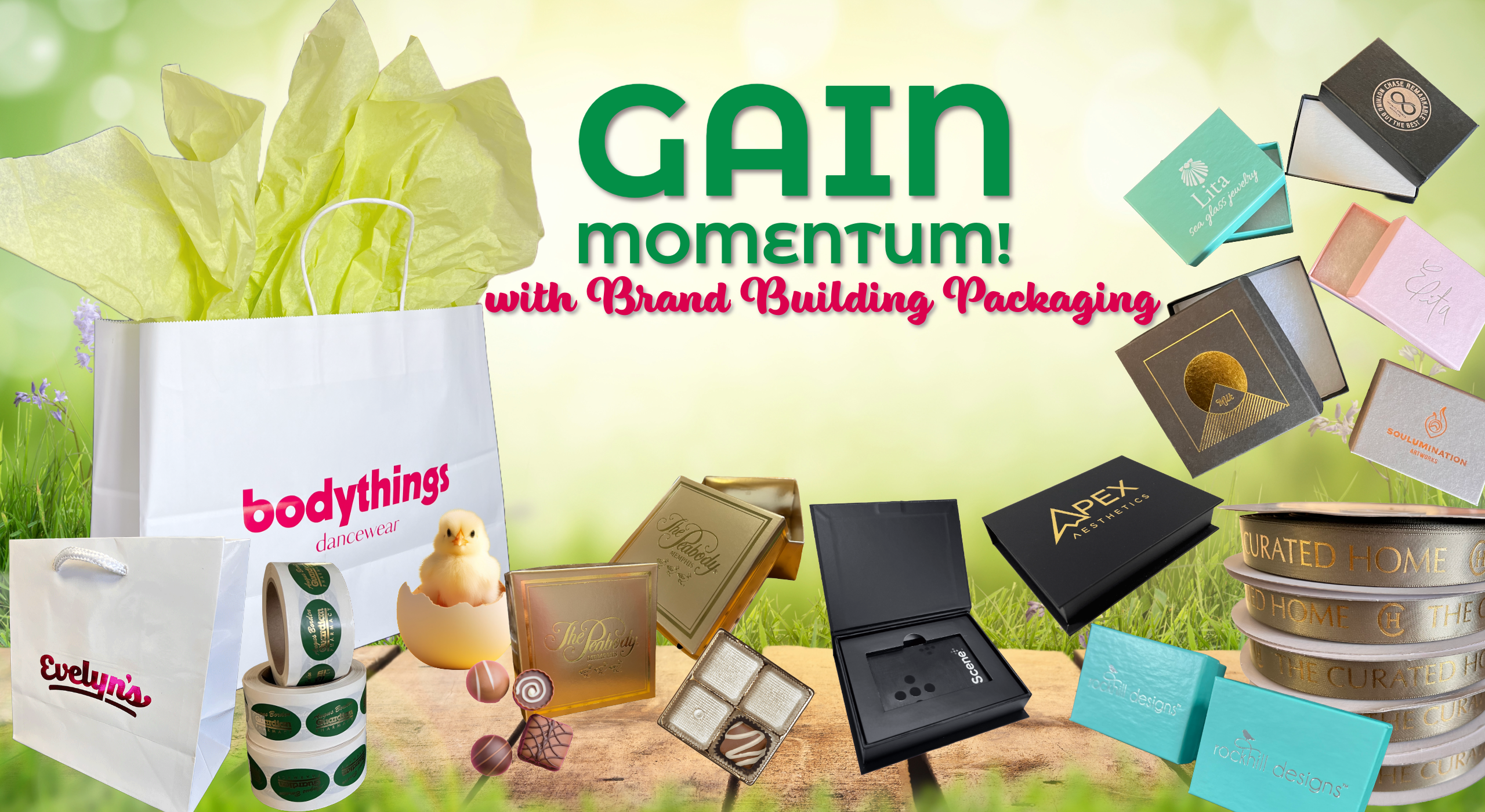 Custom printed paper bags