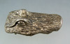 Alligator 1.25" Belt Buckle in Textured Bronze