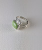 Adjustable Ring With Green Jasper