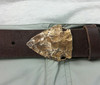  Arrowhead Belt Buckle in Bronze for 1.5 inch belts