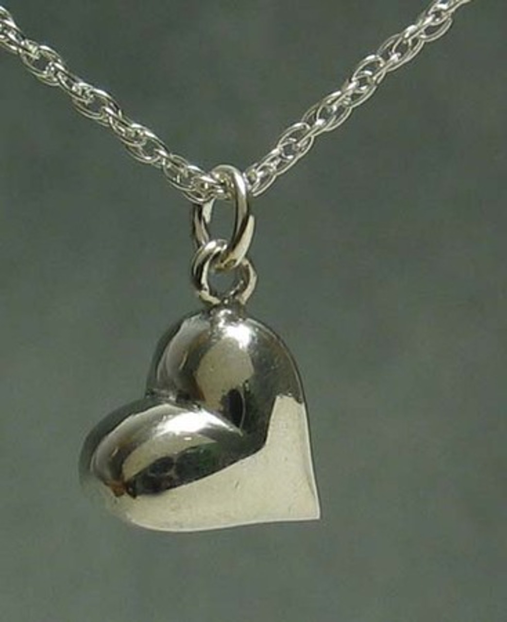 Hallmark Diamonds Heart Necklace 1/15 ct tw Sterling Silver 18