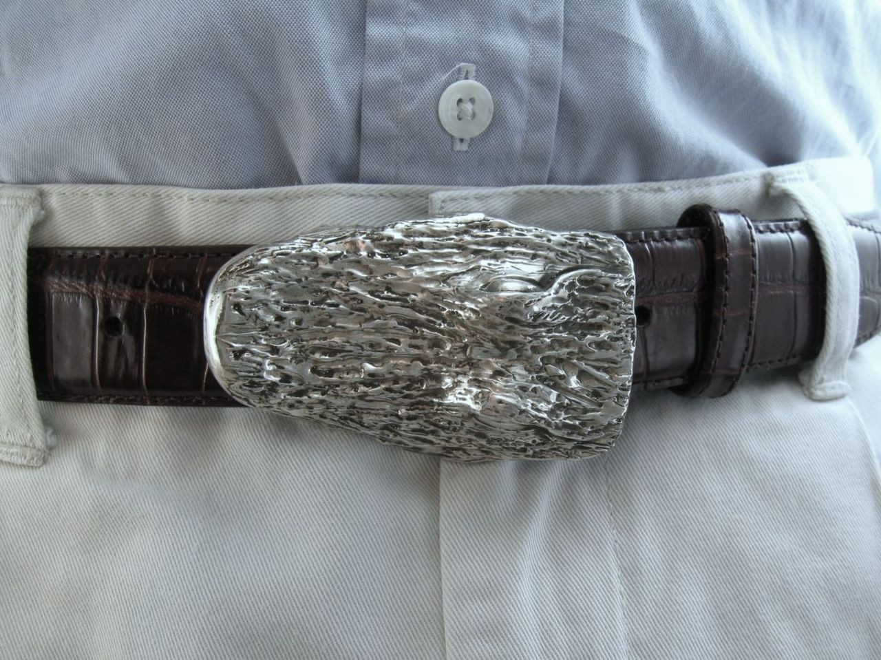 alligator belt buckle