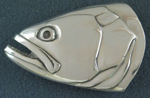 Bluefish 1.25 inch Belt Buckle in Sterling Silver