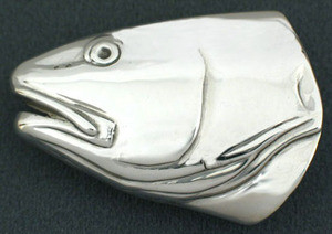 The Redfish Buckle in Sterling Silver by Jewelry Art Studio