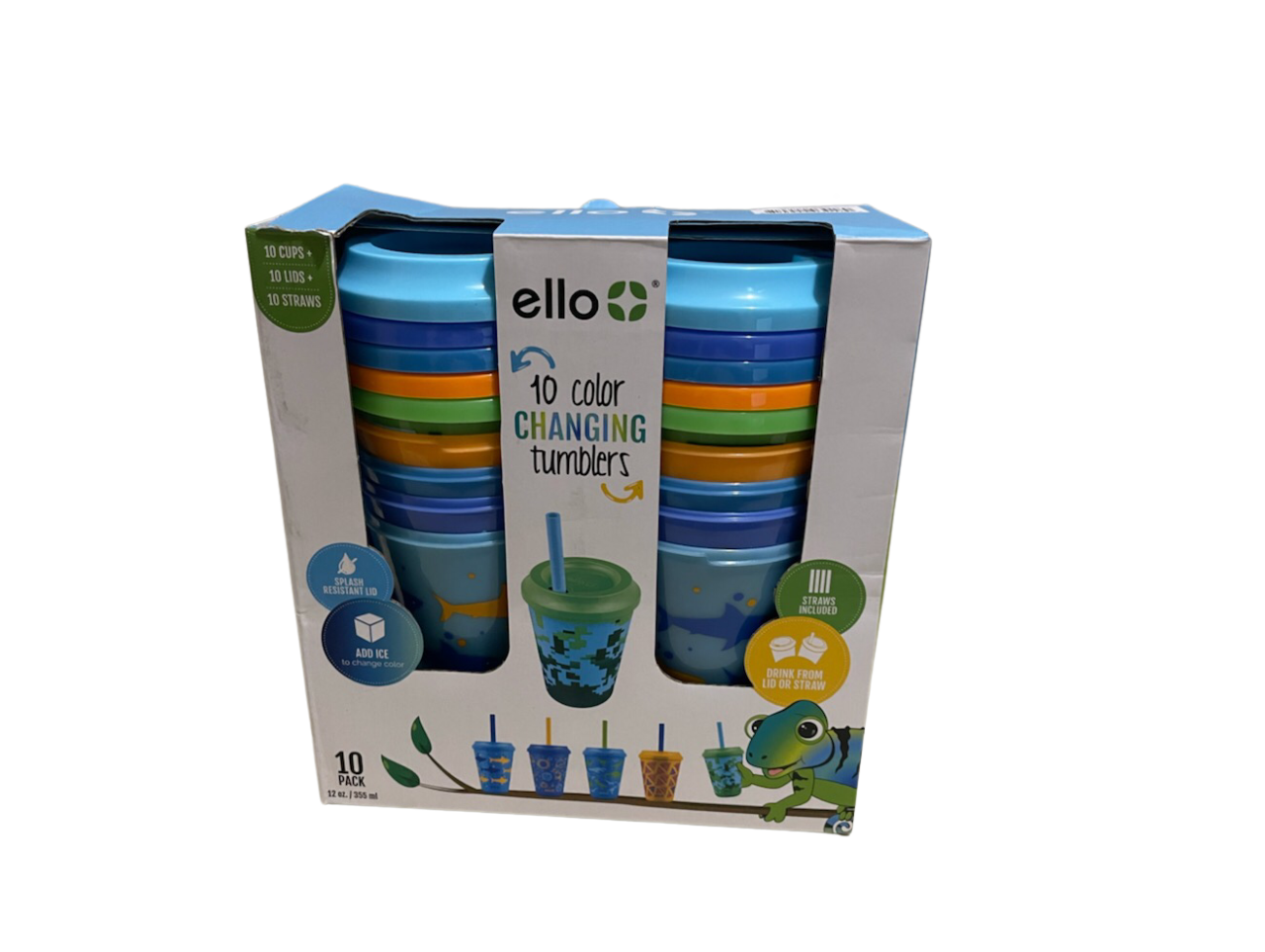 Ello Stratus 16-Ounce Tritan Water Bottle, 3 Pack (VARIETY OF COLORS)