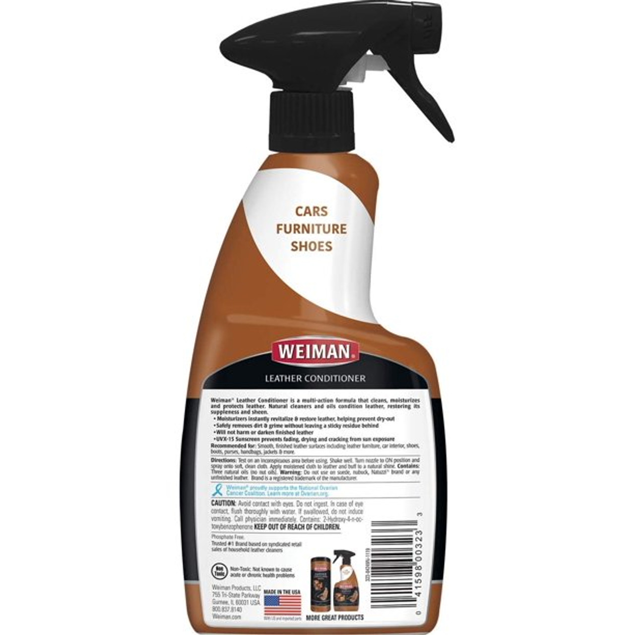 Weiman Leather Cleaner and Conditioner, 22 Oz