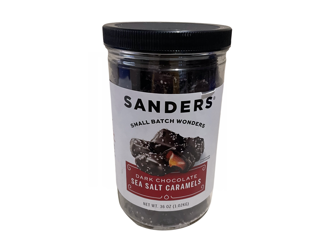 Sanders Dark Chocolate Sea Salt Caramels 36 oz.