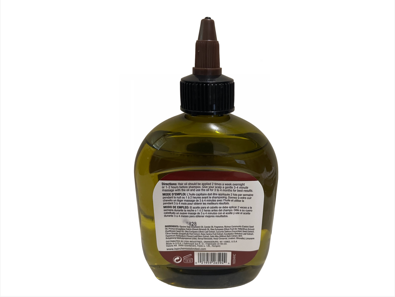 Hair Chemist Natural Castor Hair Oil, 7.10 oz
