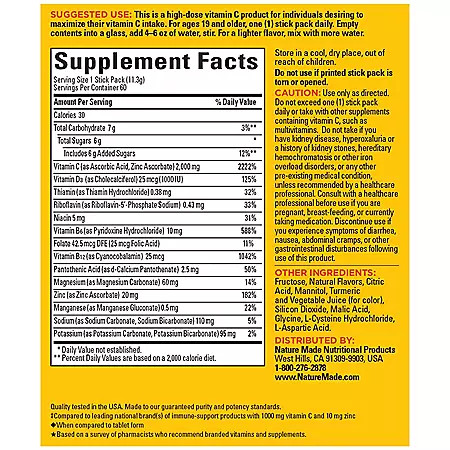 Nature Made Immune Max 60 pack, orange
