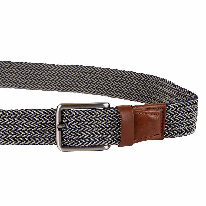 Tommy Bahama Men's Stretch Belt, Blue