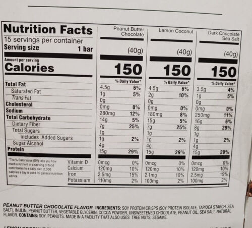 Simply Protein Crispy Bars