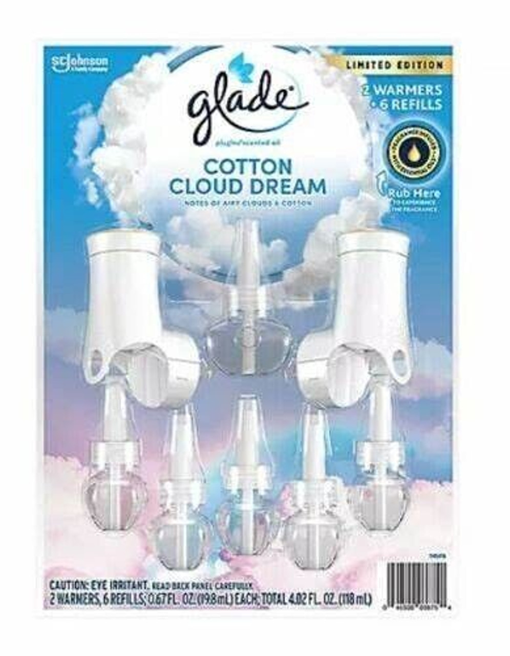 Glade Plugins Scented Oil, 1 Warmer & 6 Refills (Clean Linen