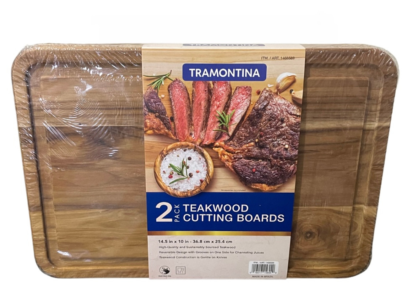 Tramontina 2-Pack Teakwood Cutting Boards