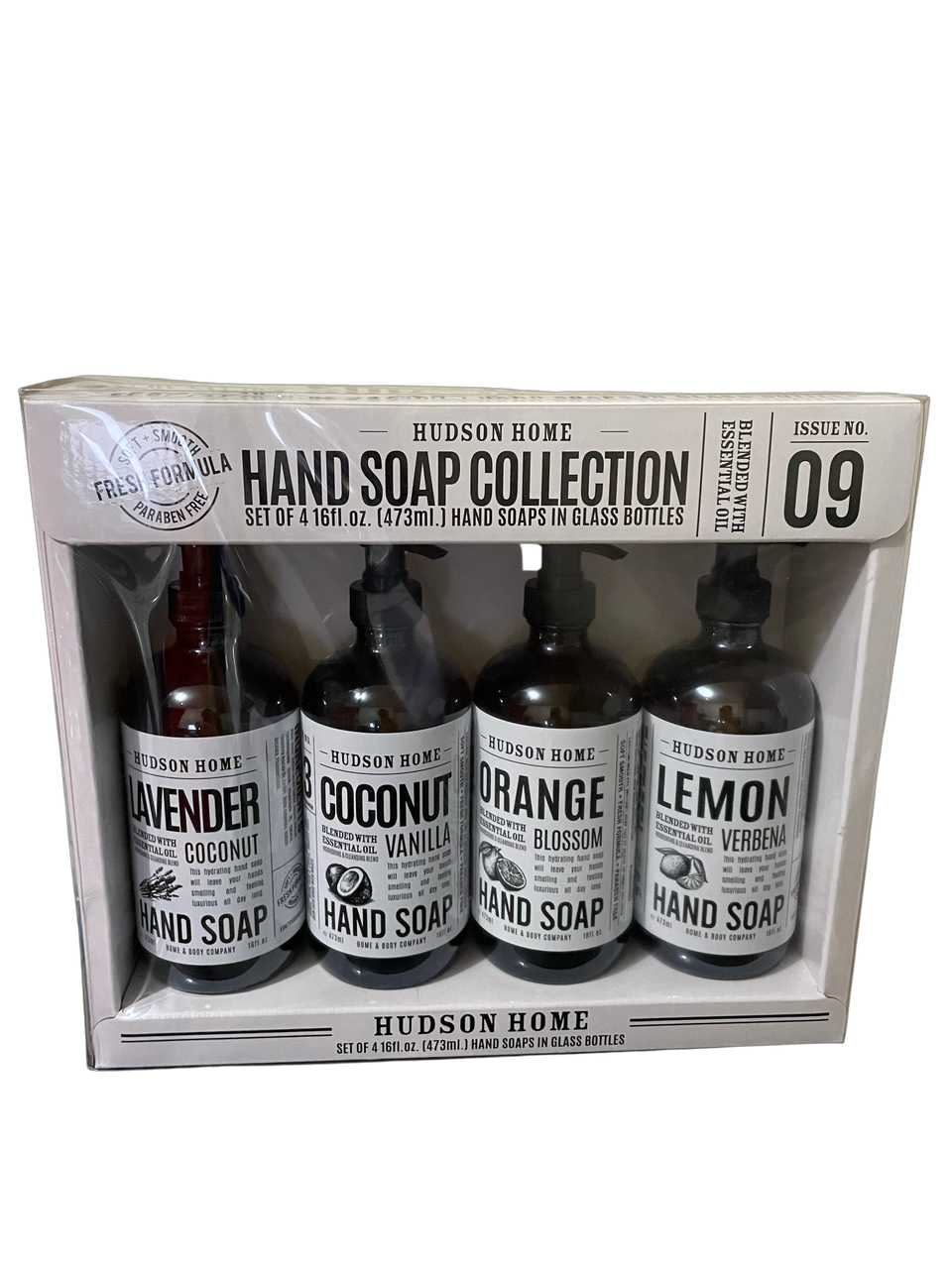 Hudson Home Hand Soap Collection (Set of 4 16oz)