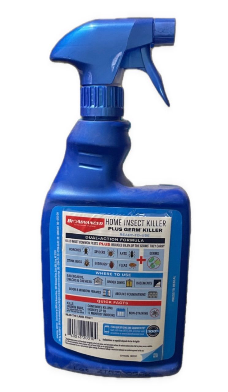 BioAdvanced Home Insect Killer Plus Germ Killer 24 OZ