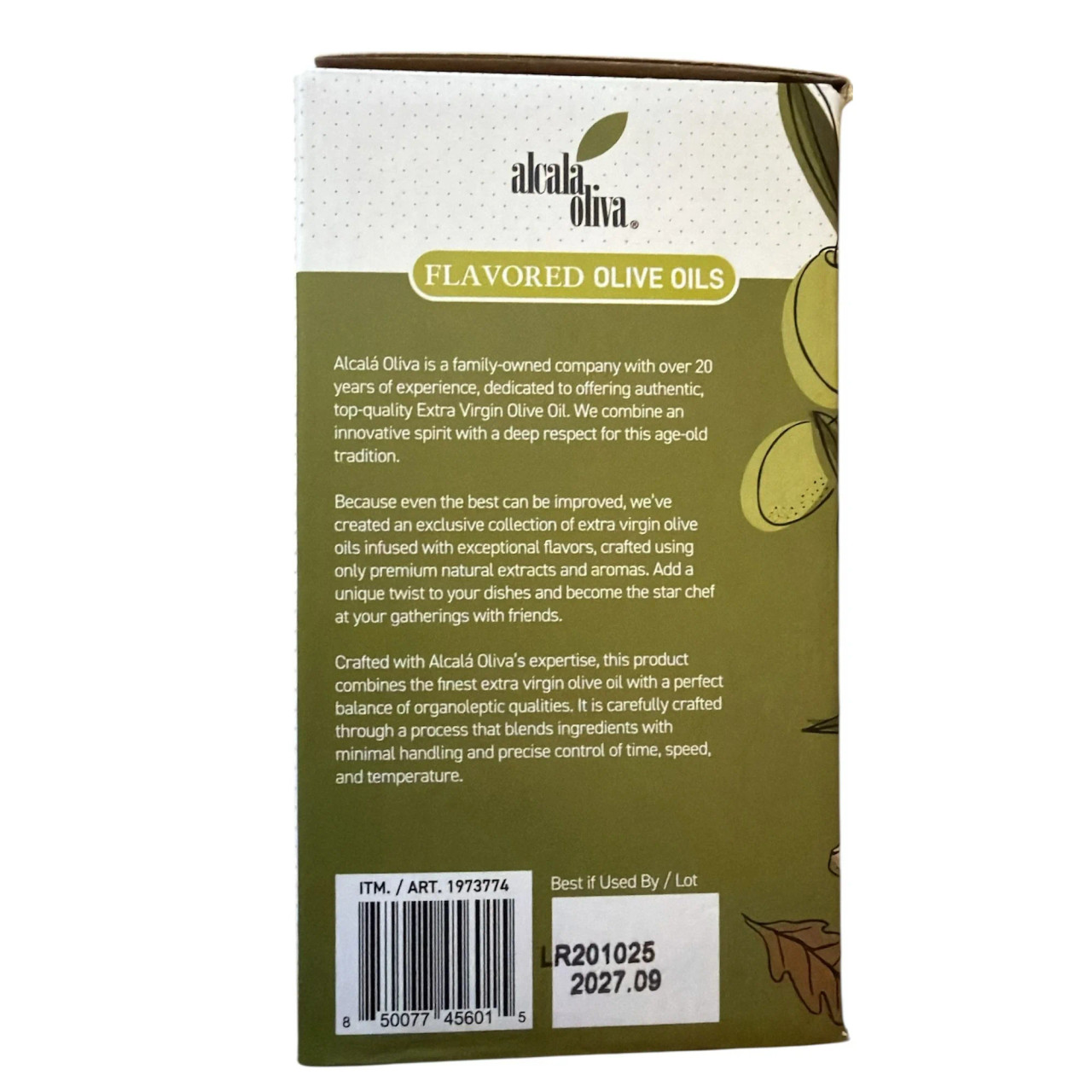Alcalá Oliva Flavored Extra Virgin Olive Oil Assortment Gift Set – 250 ...
