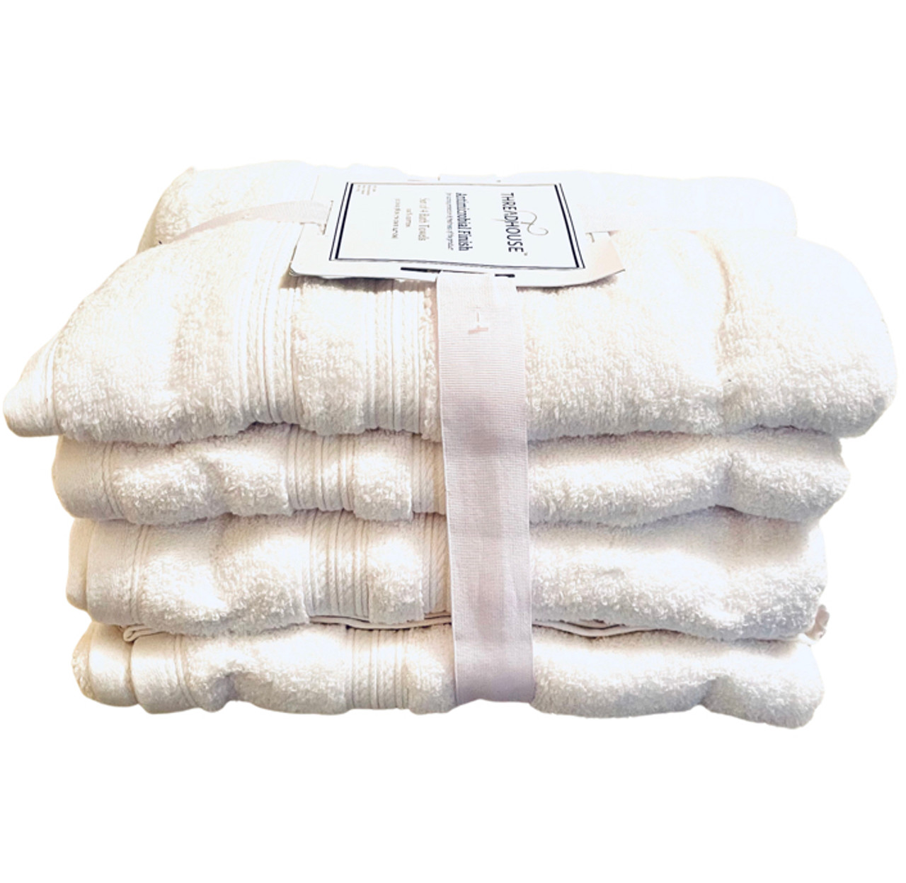 Threadhouse Antimicrobial Finish Set of 4 Bath Towels (Variety of