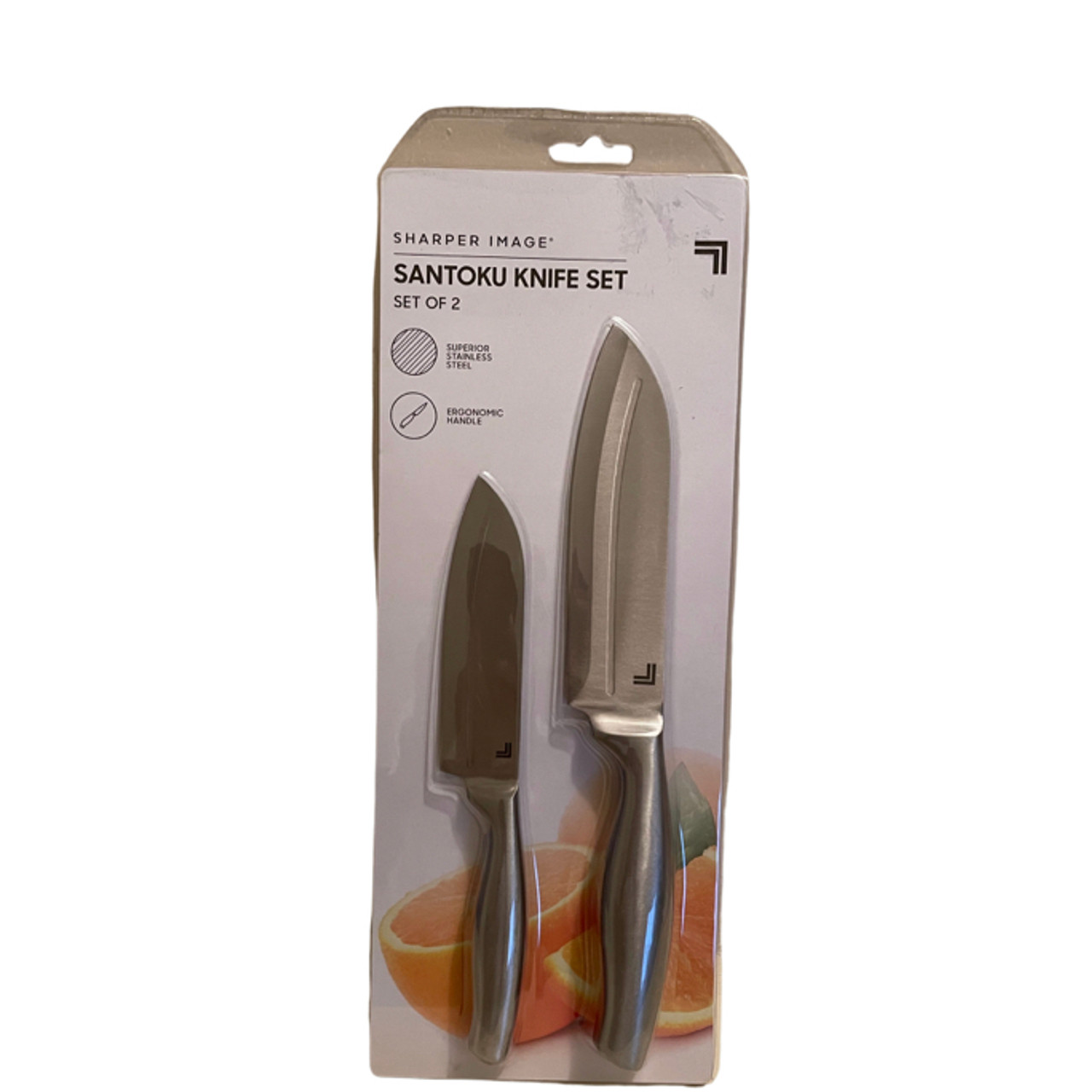 Sharper Image Santoku Knife Set 2 piece 5 & 7