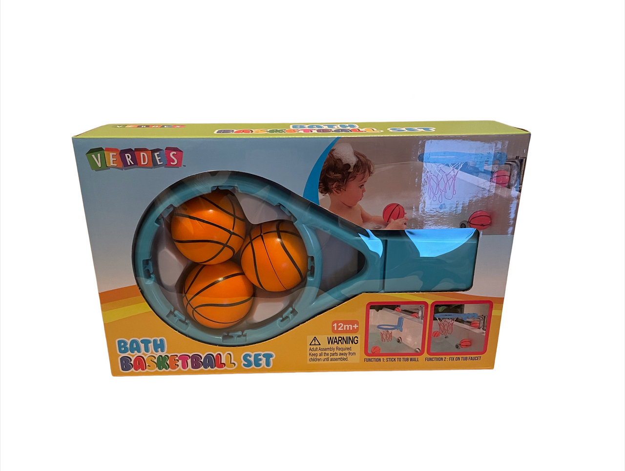 Verdes Kid's Bath Basketball Set
