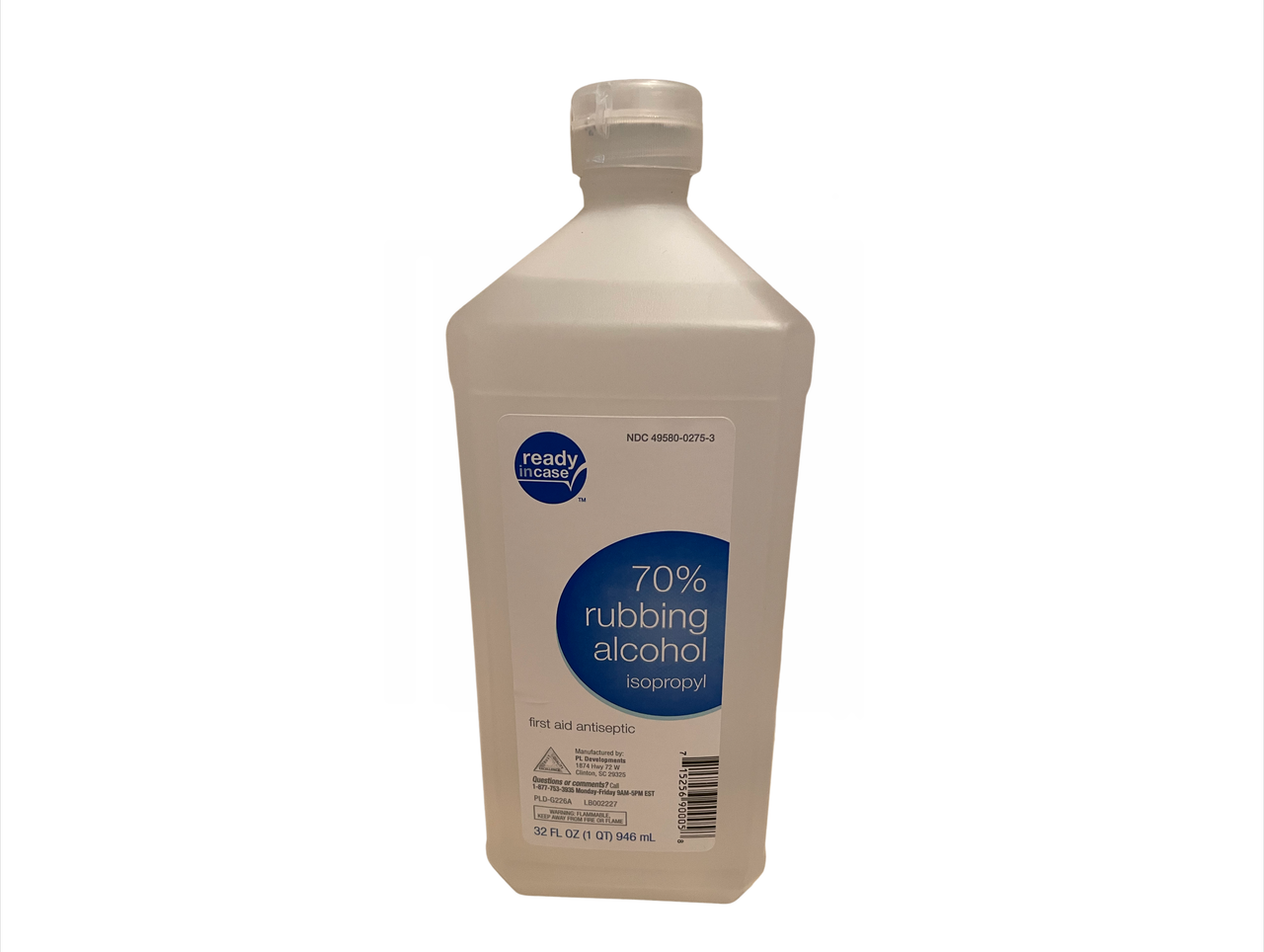 Ready In Case Rubbing 70% Isopropyl Alcohol, 32 oz