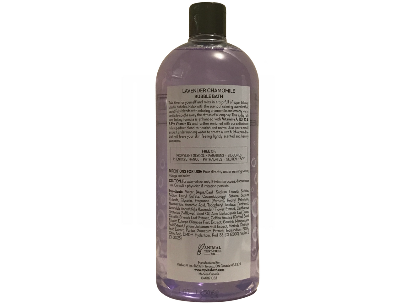 Vitabath Lavender Chamomile Bubble Bath 33 8 Fl Oz