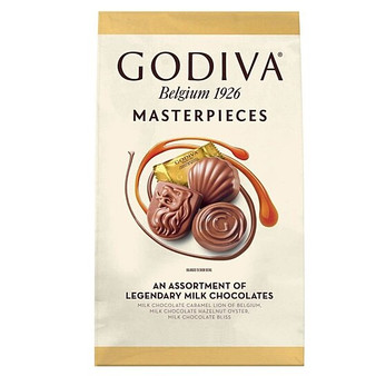 Godiva Masterpieces Assortment of Legendary Milk Chocolate, 14.9 Ounce