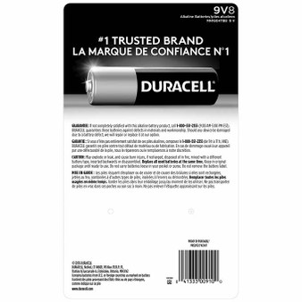 Duracell 9V Alkaline Batteries, 8-count