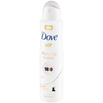 Dove Invisible Dry Spray Crystal Touch, 3.8 oz