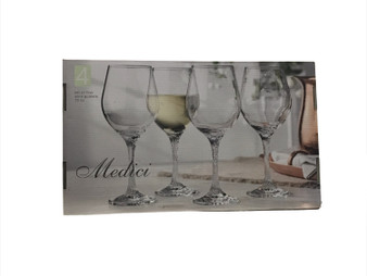 Medici Wine Goblets 13 oz, 4 pack