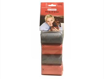 Ellen DeGeneres Eco-Friendly Pick-Up Bags, 8 rolls