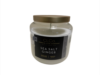 CLCo. by Candle-Lite Company Sea Salt Ginger Single-Wick Scented Jar Candle, 14 oz
