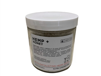Deep Zen Rejuvenating HEMP + HONEY Body Scrub, 16 Oz.