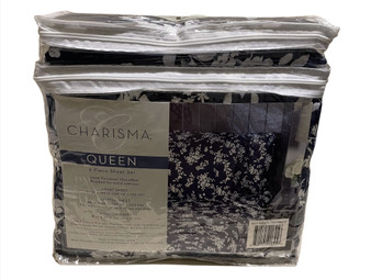 Charisma Queen 6 Piece Sheet Set, Includes 4 Pillow Cases