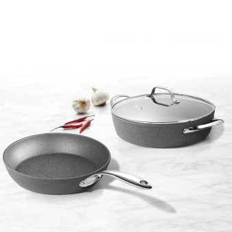 The Rock by Starfrit 3-Piece Cookware Set