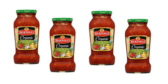 Organic Bertolli Olive Oil, Basil & Garlic Pasta Sauce - 4 Pack, 24oz/680g each