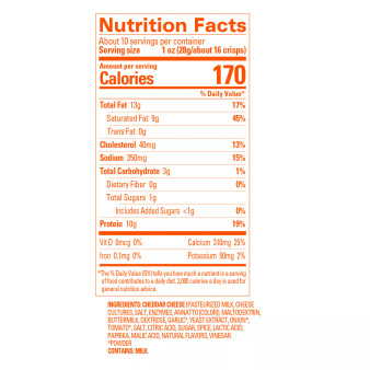 Whisps Tangy Ranch Cheese Crisps (9.5 oz.)