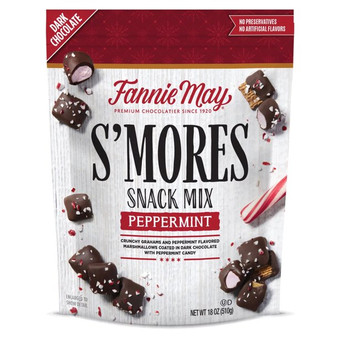 Fannie May Smores Peppermint snack mix