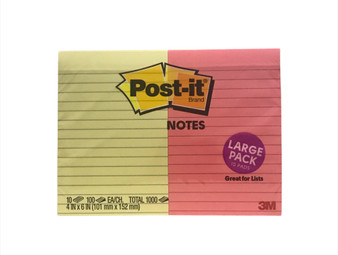 Post-it Notes, Large Pack, 10 Pads