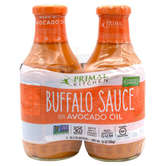 Primal Kitchen No Dairy Buffalo Sauce, 16.5 oz, 2 pack