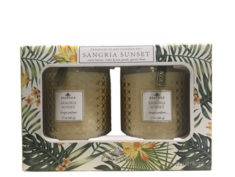 Essenza Sangria Sunset 17 oz Candle, 2 pack