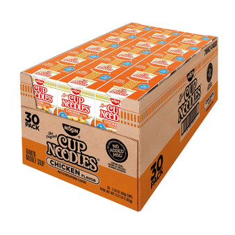 Nissin Cup Noodles, Chicken Flavor 2.25 oz ea, 30 ct.