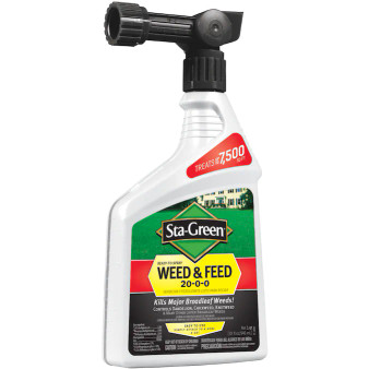Sta-Green Ready-to Weed and Feed 32-fl oz 7500-sq ft 20-0-0