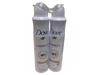 2 Pack Dove Invisible Dry Antiperspirant Deodorant Spray, 7 oz