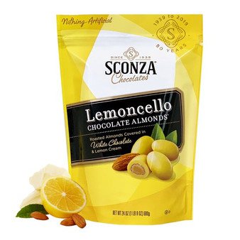 Sconza Chocolates Lemoncello Chocolate Almonds 24 Oz.
