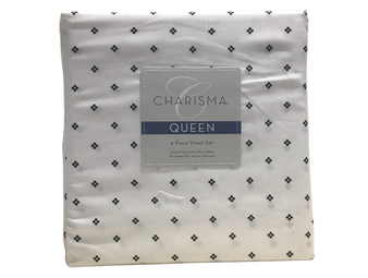 Charisma Queen 6 Piece Sheet Set (VARIETY OF COLOR)