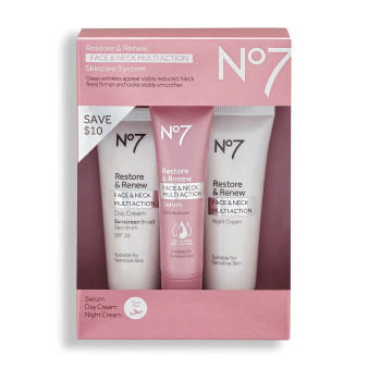 No7 Restore & Renew Multi Action Travel Set