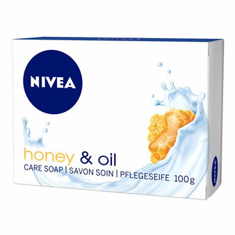 Nivea Honey & Oil Bar Soap Moisturizing Jojoba Oil, 6 pack